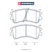 Комплект дисковых колодок передние MAZDA 6 02-