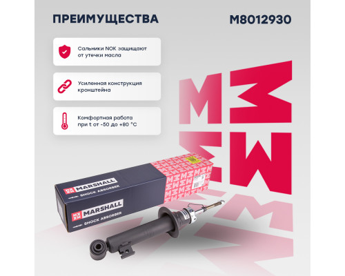 Амортизатор газ. передн. Mitsubishi Pajero Sport II 08- (M8012930) Амортизатор газ. передн. Mitsubishi Pajero Sport II 08- (M8012930)