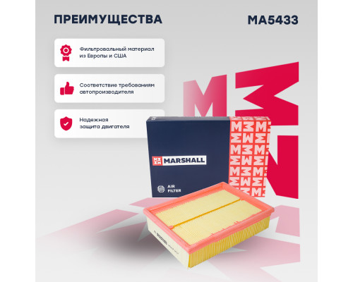 Фильтр воздушный BMW 3 90-, 5 95-, 7 94-, X3 03-, Z4 02-