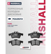 Комплект дисковых колодок задние FORD FOCUS 04-; MAZDA 3 03-; OPEL VECTRA 02-; RENAULT MEGANE 02-