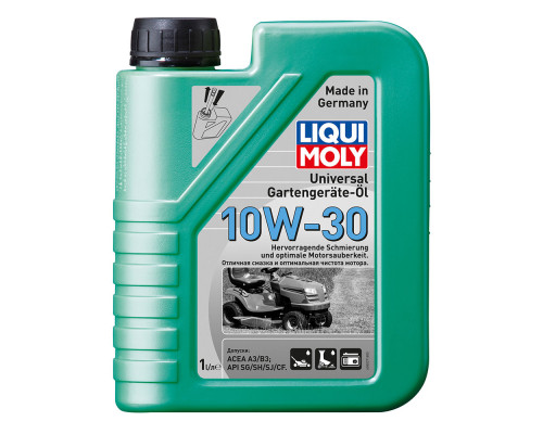 Масло моторное минеральное для газонокосилок Liqui Moly Universal 4-Takt Gartengerate-Oil 10W-30 (1л)