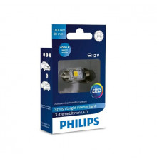 Лампа Fest 10.5x38 12V 1W SV8,5 Vision LED 4000K PHILIPS (1шт.)