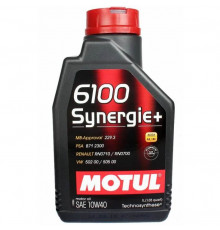 Масло моторное полусинтетическое  Motul 6100 Synergie+ 10W-40 (1л)