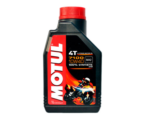 Масло моторное синтетическое для мотоциклов Motul 7100 4T 10W-40 (1 л.)