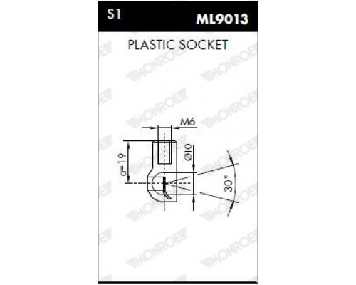 ML5689 Monroe Амортизатор капота для BMW 3-serie E90/E91 2005-2012