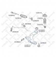 57-51061A-SX Stellox Рычаг передний левый для Hyundai Elantra 2000-2010