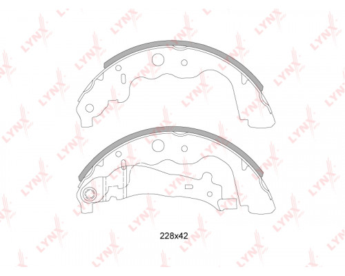 BS-6304 Lynx Колодки барабанные к-кт