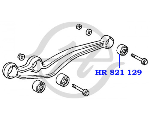 HR821129 Hanse Сайлентблок переднего рычага внутренний