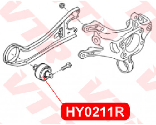 HY0211R VTR Сайлентблок заднего продольного рычага