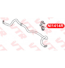 NI1414R VTR Втулка (сайлентблок) переднего стабилизатора