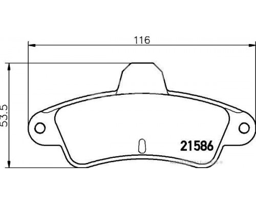 T9027 Pagid Колодки тормозные задние дисковые к-кт