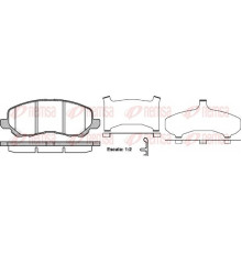 0804.31 Remsa Колодки тормозные передние к-кт