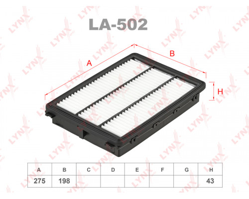 LA-502 Lynx Фильтр воздушный