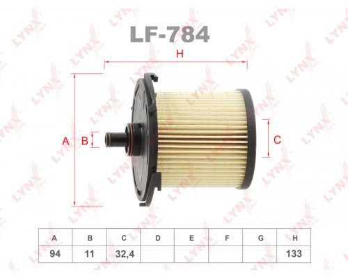 LF-784 Lynx Фильтр топливный