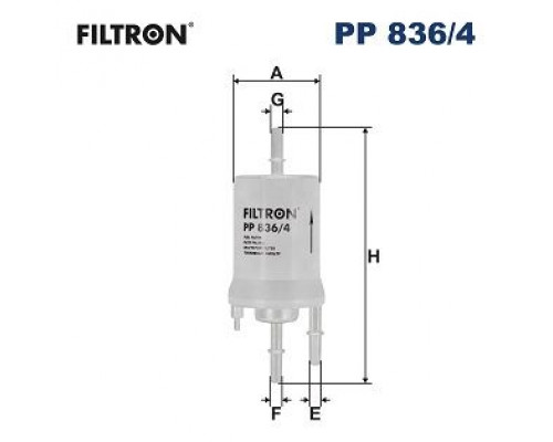 PP836/4 Filtron Фильтр топливный