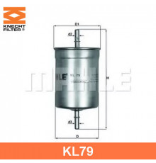 KL79 Mahle / Knecht Фильтр топливный