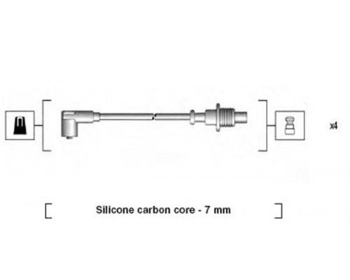 941085150567 Magneti Marelli Провода высокого напряж. к-кт