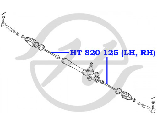 HT820125 Hanse Тяга рулевая