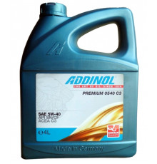 Масло ADDINOL PREMIUM 0540 C3 5W40 4Л