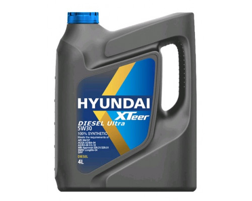 Масло HYUNDAI XTEER DIESEL ULTRA 5W30 4Л