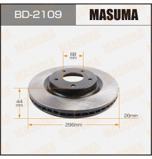 BD-2109 Masuma Диск тормозной передний вентилируемый