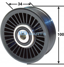 302422 HD-PARTS Ролик дополнительный руч. ремня