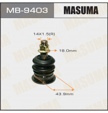 MB-9403 Masuma Опора шаровая верхняя задней подвески для Toyota Mark 2 (X10#) 1996-2000