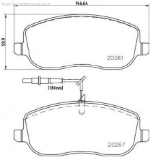 PCP1264 DON Колодки тормозные передние к-кт