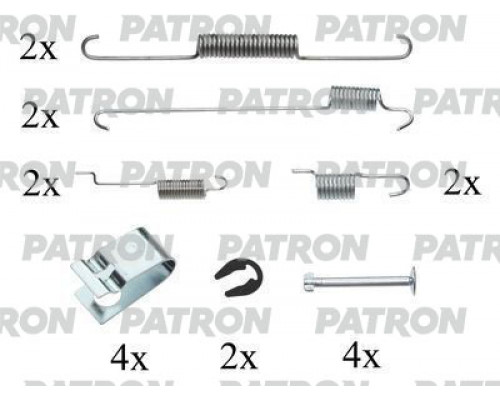 PSRK0070 Patron Установочный к-кт задних колодок