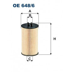 OE648/6 Filtron Фильтр масляный