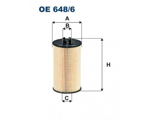 OE648/6 Filtron Фильтр масляный