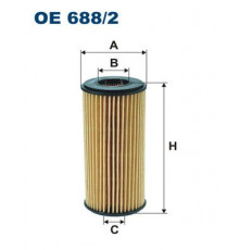 OE688/2 Filtron Фильтр масляный