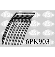 6PK903 Sasic Ремень ручейковый