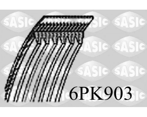 6PK903 Sasic Ремень ручейковый