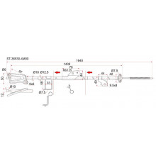 ST-36530-4M400 SAT Трос стояночного тормоза правый