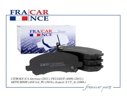 FCR30B002 France Car Колодки тормозные передние к-кт