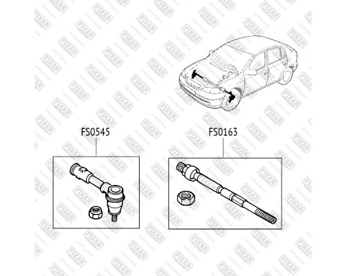 FS0163 Fixar Тяга рулевая