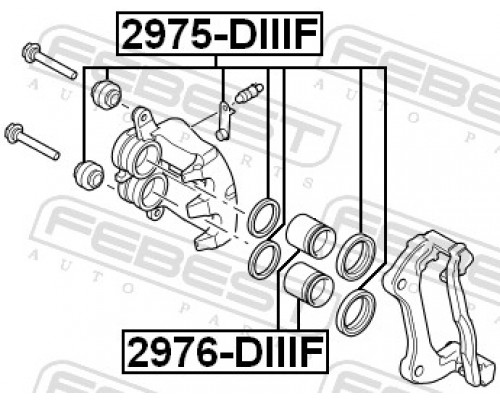 2975-DIIIF FEBEST Р/к переднего суппорта