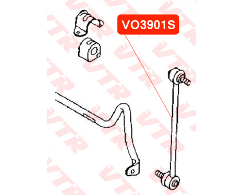 VO3901S VTR Стойка переднего стабилизатора