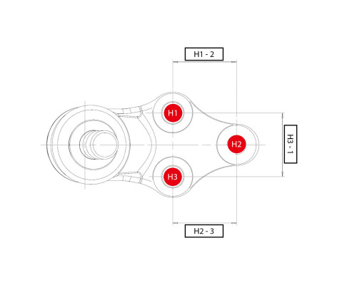 CB0041 CTR Опора шаровая передней подвески