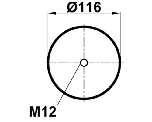 T0070-4158V1 TOPCOVER Воздушная подушка (опора пневматическая)