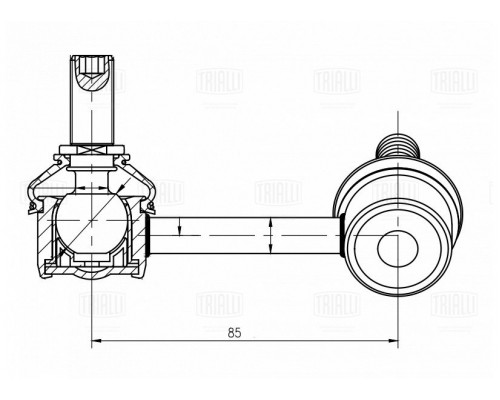 SP1403 Trialli Стойка заднего стабилизатора левая для Nissan Teana J31 2003-2008