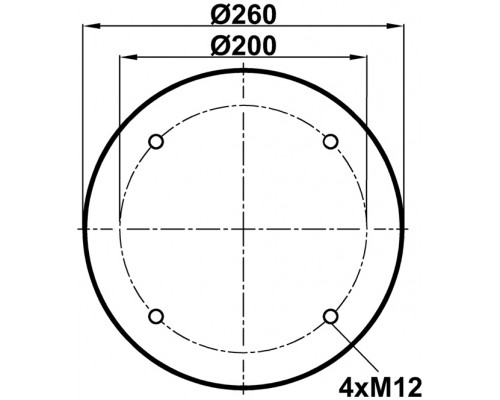 T0070-0813V2 TOPCOVER Воздушная подушка (опора пневматическая)