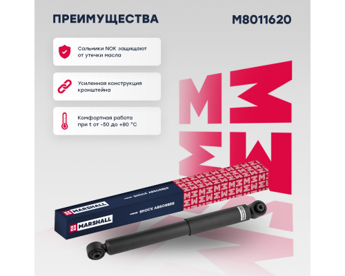 Амортизатор подвески задний NISSAN QASHQAI 06-, ROGUE 07-