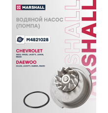 Водяной насос (помпа) CHEVROLET AVEO 02-, CRUZE 08-, LACETTI 04-, LANOS 02-, REZZO 00-