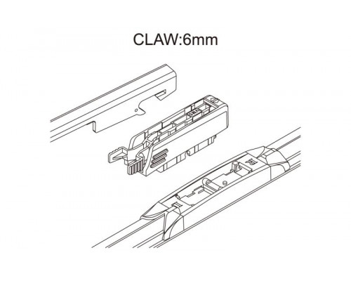Комплект адаптеров ACTIVE SWORD VM5 адаптер (Claw 6мм) 2 шт.