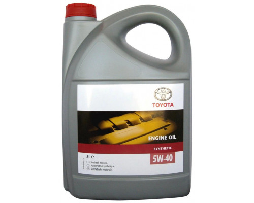 Моторное масло TOYOTA 5W40 SL/CF A3/B3/B4 (5л) (арт. 0888080375GO)