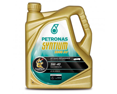 Масло моторное Petronas SYNTIUM 3000 AV 5W40, 4л (арт. 18284019)