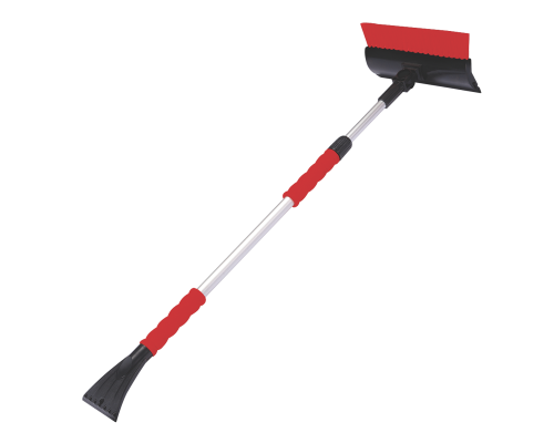 Щетка для снега телескопическая  со скребком 91-140 см. ZiPOWER