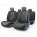 Комплект чехлов на сиденья Autoprofi "Comfort", усиленная боковая поддержка и поясничный упор, жакард